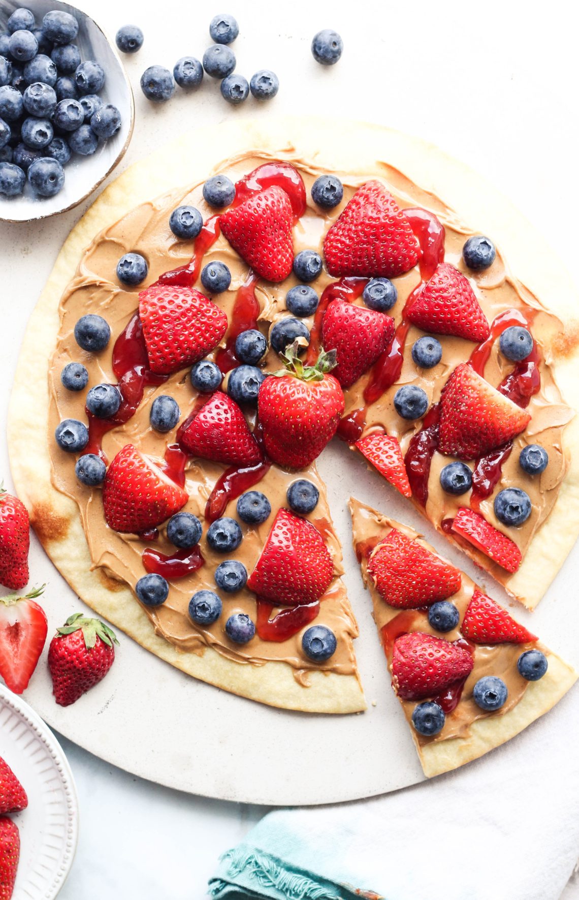 Gluten Free Nut Butter with Fruit Tortilla